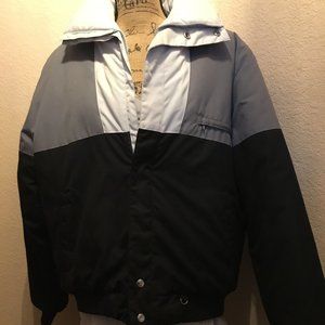 Subello Black, Beige & Gray Ski Coat